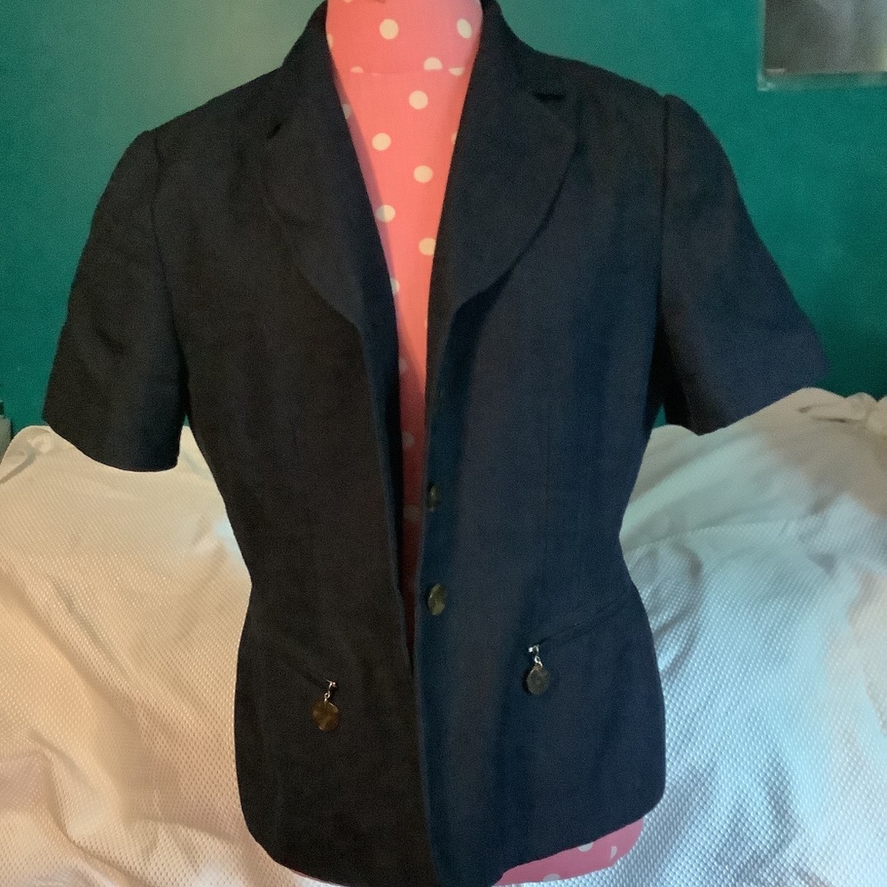Jacket Blue casual/dress  women’s Size 10P